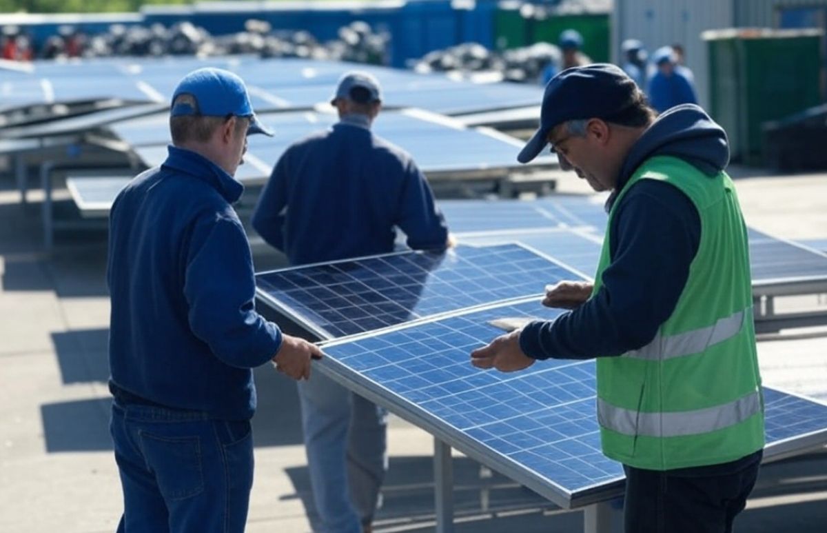 recyclage panneaux solaires
