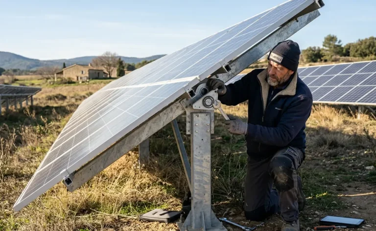 Calcul inclinaison panneau solaire en fonction de la latitude : formules et exemples concrets