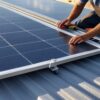 fixation panneaux solaires sur bac acier